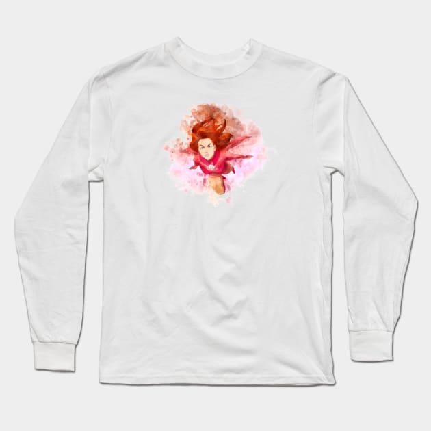 Invincible - Atom Eve *watercolor* Long Sleeve T-Shirt by Stylizing4You